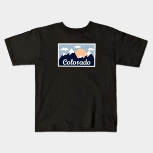 Colorado skiing - Colorado hiking Kids T-Shirt